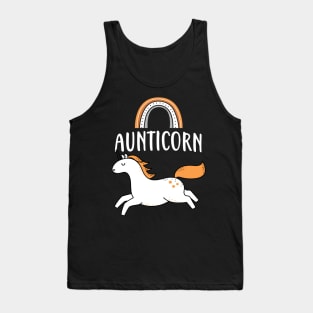 Aunticorn Aunt Cute Unicorn Family Women Tank Top